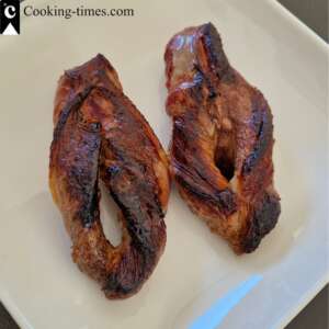 Cooking duck breasts on a BBQ or BBQ